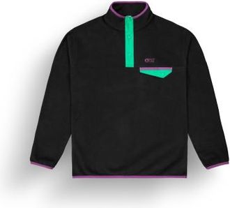 Picture Arcca 1/4 Fleece Fleecepullover für Herren | schwarz