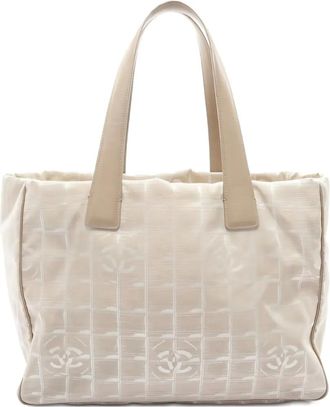 Chanel 2005-2006 New Travel Line MM shopper - Beige