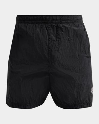 Stone Island Men & apos;s Crinkle Swim Shorts