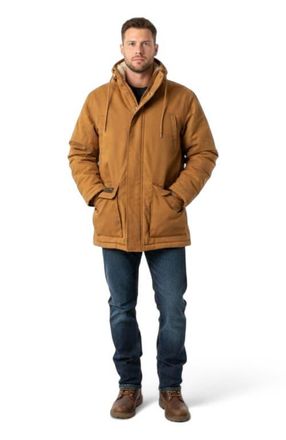 Canada Weather Gear Mens Duck Canvas Jacket in Brown at Nordstrom, Size Xx-Large