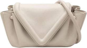 Bottega Veneta Borsa Pre-owned Beak Crossbody - - Pre-owned - Donna - Beige - ONE SIZE