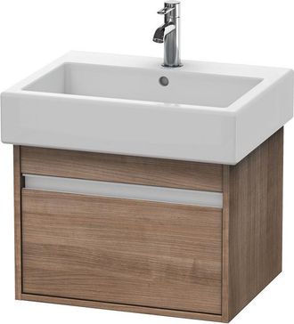 Duravit Duravit Ketho Mueble Lavabo De Pared 6686, 1 Extra&iacute;ble, 550mm, Para Vero, Color (frente/cuerpo): Cerezo Del Tesino - Kt668607373