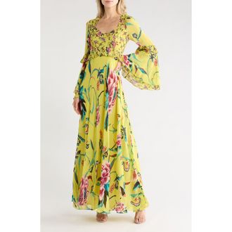 Diane Von F&uuml;rstenberg Quinn Dress in Dancing Rose Scale Mix at Nordstrom Rack, Size Xx-Small