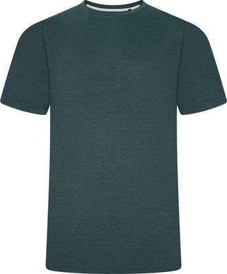 KAM Mens T Shirt Solid Crew Neck Cotton Regular Fit Casual Summer Wear 2XL-8XL (UK, Alpha, 4XL, Plus, Regular, Dark Sea)