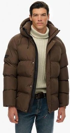 Superdry gewatteerde jas bruin