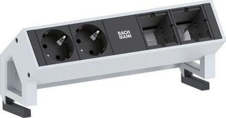 Bachmann Desk 2 Regleta De Escritorio Blanca 239 Mm