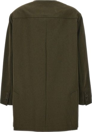 Max Mara Recital Midi Coat - Olive