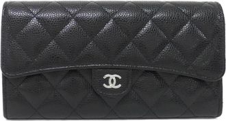 Chanel Black Grained Calfskin (Pre-Owned)