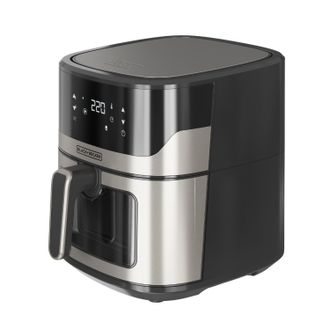 Black+Decker Black+decker Freidora De Aire Bxaf8000e 2000w 8 Litros Doble Resistencia 8 Programas Pantalla T&aacute;ctil