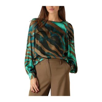 Summum Dames, Blouses & Shirts, Veelkleurig, Maat: XS Viscose