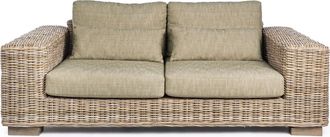 BIZZOTTO 2.5-Sitzer In-/Outdoor Rattansofa Leandro