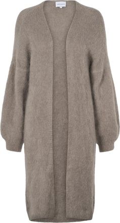 Americandreams Azra Cardigan - Dames - Lange truien - Bruin - ONE Size - Wol - Truien & Vesten