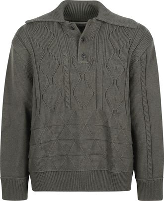 Namacheko Osterly Textured Knit Polo Shirt