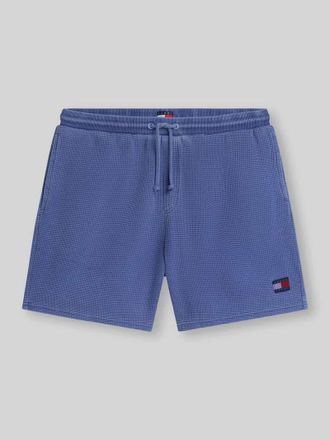 Tommy Jeans Regular Fit Bermuda aus reiner Baumwolle mit feiner Struktur in Blau, Gr&ouml;&szlig;e XXL
