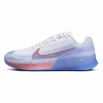 Nike Mens Zoom Vapor 11 Hc Shoes In White/hyper Royal