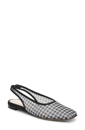 Vince Daphne II Slingback Flat in Black at Nordstrom, Size 5.5