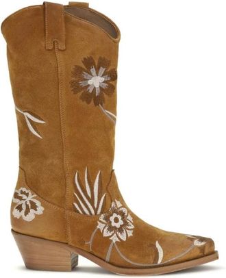 P.A.R.O.S.H. Texan Boots - Dames - Cowboylaarzen - Bruin - 41 EU - Leer - Schoenen