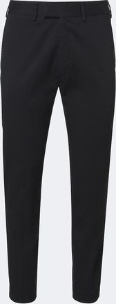 Tom Ford Pantalones chinos rectos de sarga de algod&oacute;n