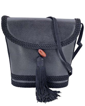 Saint Laurent Black Leather Shoulder Bag (Authentic Pre-Loved)