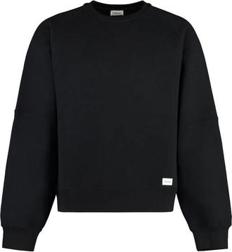 Saint Laurent Black Cotton Mens Sweatshirt