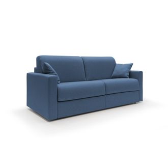Divani.Store Chris Sof&aacute; Cama Convertible En Tejido Impermeable 186 Cm (mat. 140x197) Azul