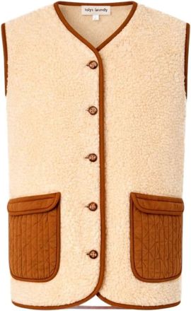 Lollys Laundry Jassen, Dames, Bruin, 2Xl, Heren Bodywarmers