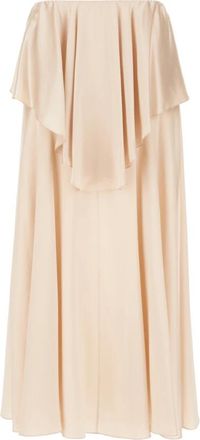Chlo&eacute; Fluid Midi Rok - Dames - Maxi Rokken - Roze - S - Satijn - Rokken