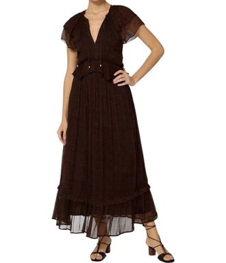 Cleobella Tatum Ankle Dress In Siena