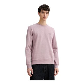 Marc O'Polo Hoodies & sweatvesten, Heren, Paars, S, Katoen, Df C Sweatshirt
