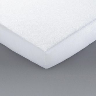 La Redoute Interieurs Matrasbeschermer, badstof katoen, anti-mijt, kap van 25 cm