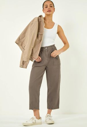 Roman Pocket Front Cropped Jeans