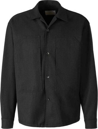 Nine In The Morning buttoned long jacket - Black