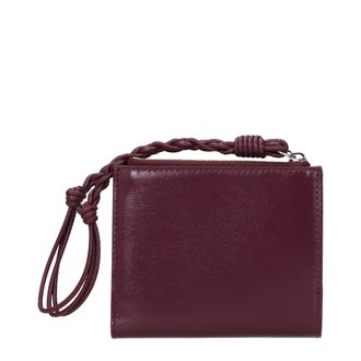 Jil Sander Leather Wallet - Burgundy