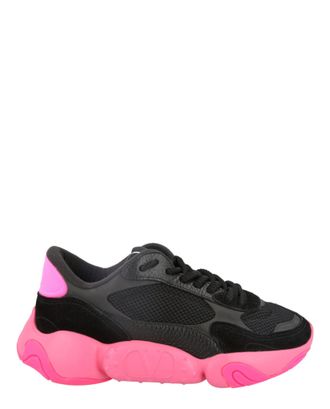 Valentino VLogo Bubbleback Suede Sneakers