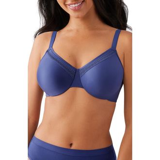 Wacoal Perfect Primer Full Coverage Underwire Bra in Skipper Blue at Nordstrom Rack, Size 36Ddd