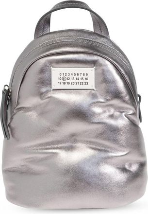 Maison Margiela Glam Slam backpack - unisex - Calf Leather - OS - Silver