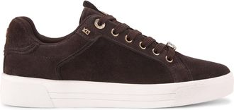 Kurt Geiger Womens Suede Lillian2 Sneakers - Brown - Size UK 4