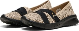 Puma Sneaker PUMA ADELINA 2 TOPCAT, Damen, Gr. 38,5, toasted almond, puma schwarz, Synthetik, Schuhe Sneaker, mit Schn&uuml;rung, mit profilierter Synthetik-Lau