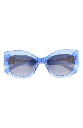 Kate Spade New York Frida 54mm Cat Eye Sunglasses in Blue at Nordstrom Rack