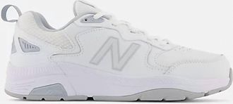 New Balance Womens 857V3 Cross-Trainer Shoe In White/cyclone