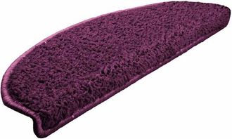 vidaXL Stair Mats 20 pcs 65x21x4 cm Violet Half Round Large Vidaxl