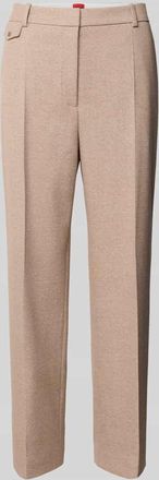 HUGO BOSS Relaxed Fit Stoffhose mit Viskose-Anteil Modell ENORE in Sand, Größe 34