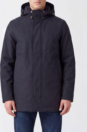 Woolrich Short Waterproof Softshell Parka Padded with Down