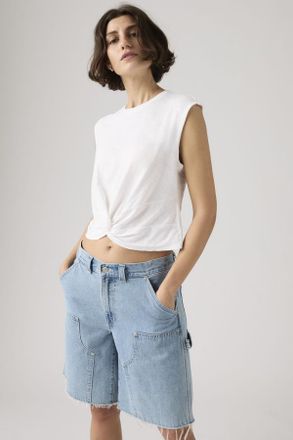 Levi's Jemma Knot Tee - Mujer - XS - Blanco / Bright White