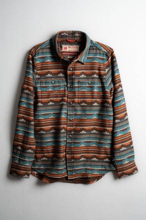 Iron And Resin Mens Powathan Long Sleeve Shirt In Blue