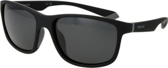 Polaroid Zwarte Plastic Zonnebril