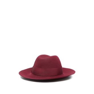 Borsalino Cappello Claudette in lana - - Accessories - unisex - Rosso - L