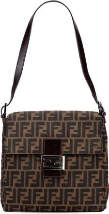 Fendi Pre-owned Fendi Zucca Canvas Shoulder Bag Ladies 2262 26730 009