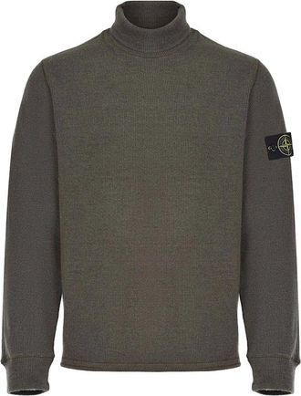 Stone Island Maglia - Heren - Coltruien - Groen - L - Truien & Vesten
