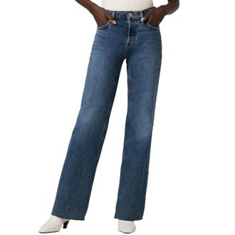 Hudson Womens Rosie High Rise Wide Leg Jean In Apollo